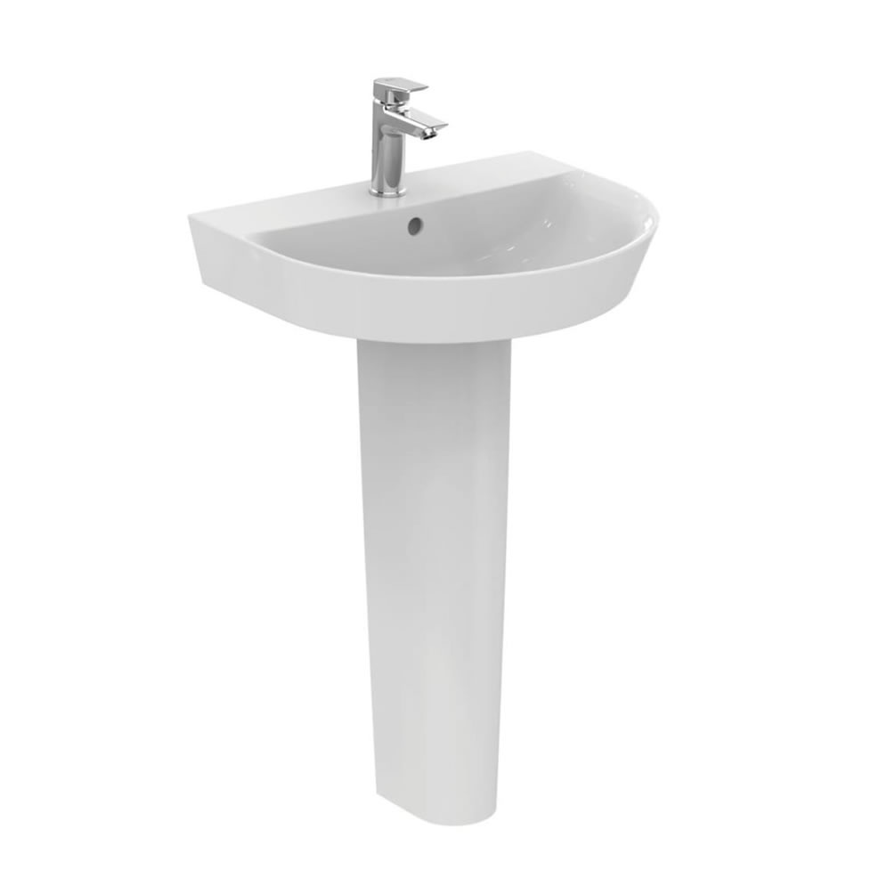 Cutout image of Ideal Standard Connect Air Arc 550mm Pedestal Basin
